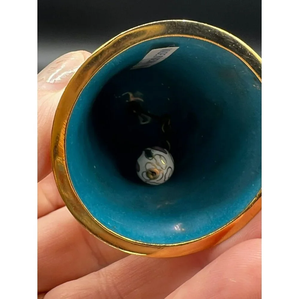 Lillian Vernon Cloisonne Enamel Bell Ornament 2